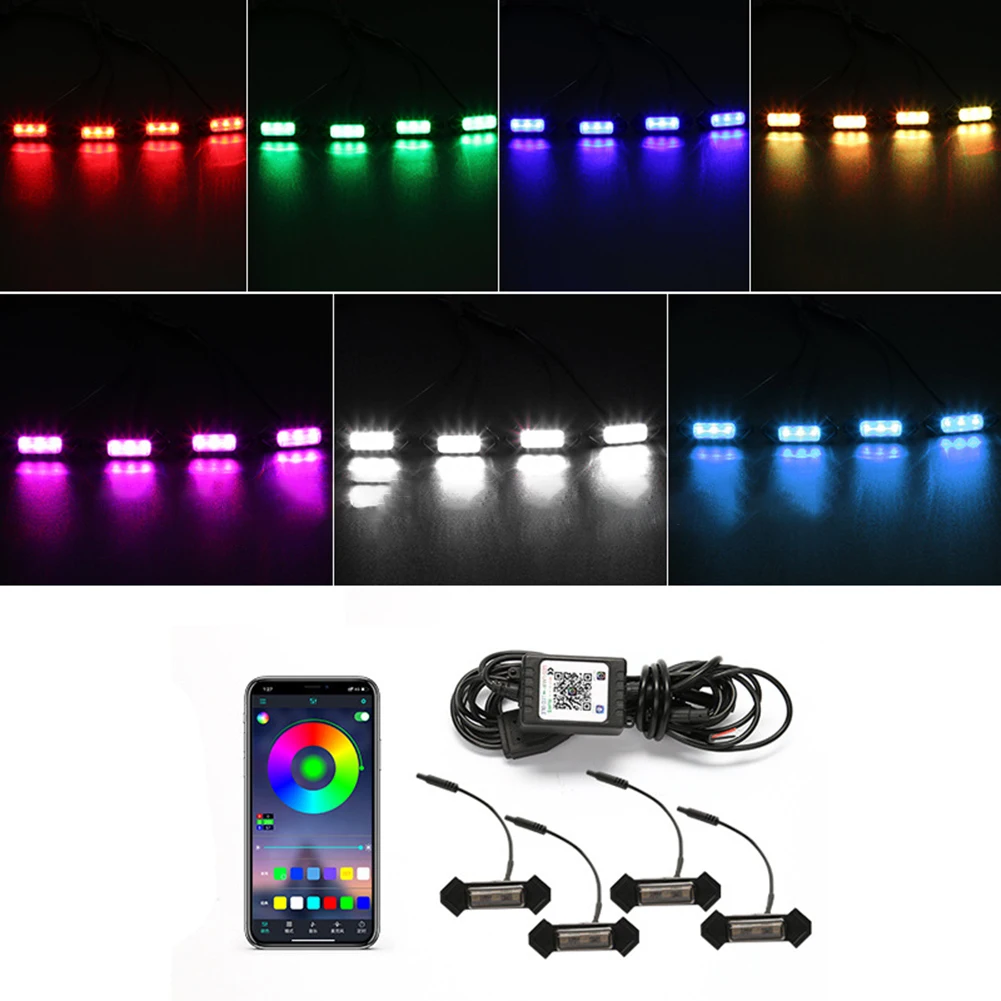 12-24V DC Durable ABS Housing Multicolor Grill Trim Durable High Quality Practical APP Control Grille LED Light
12-24V DC Durable ABS Housing Multicolor Grill Trim Durable High Quality Practical APP Control Grille LED Light