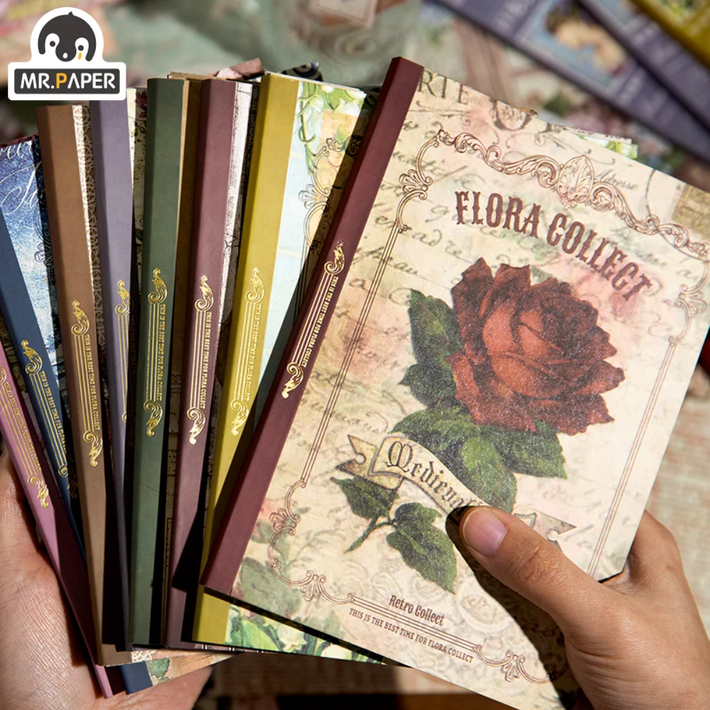 Mr.Paper Flower Vintage Paper Double-sided Plant Material Handbook DIY Collage Message Paper Korean Stationery Cardstock Paper
Mr.Paper Flower Vintage Paper Double-sided Plant Material Handbook DIY Collage Message Paper Korean Stationery Cardstock Paper