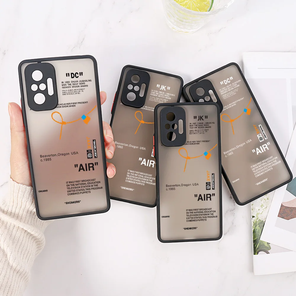Hot Sports Shoes Brand Phone Case For Xiaomi Redmi Note 11 10 Pro 9 8 7 9S 10S 9A 9C 9T Poco F3 X3 NFC M3 Mi 12 11T Label Covers
Hot Sports Shoes Brand Phone Case For Xiaomi Redmi Note 11 10 Pro 9 8 7 9S 10S 9A 9C 9T Poco F3 X3 NFC M3 Mi 12 11T Label Covers