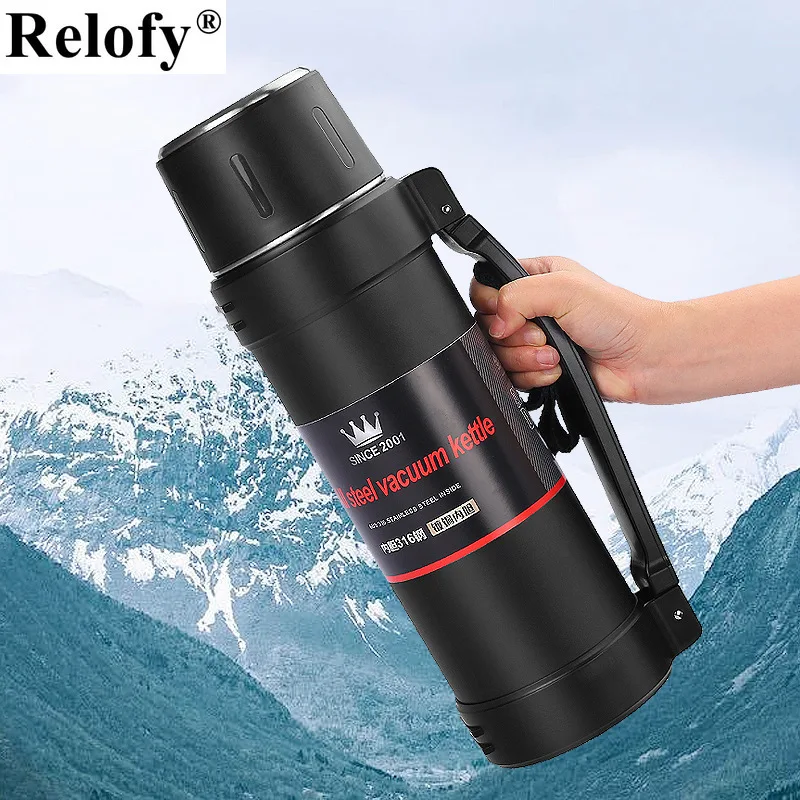 2.5L Super Capacity Thermal Insulation Water Bottle Outdoor Portable Mountaineering Water Bottle Drinker with Handle Drinkware
2.5L Super Capacity Thermal Insulation Water Bottle Outdoor Portable Mountaineering Water Bottle Drinker with Handle Drinkware