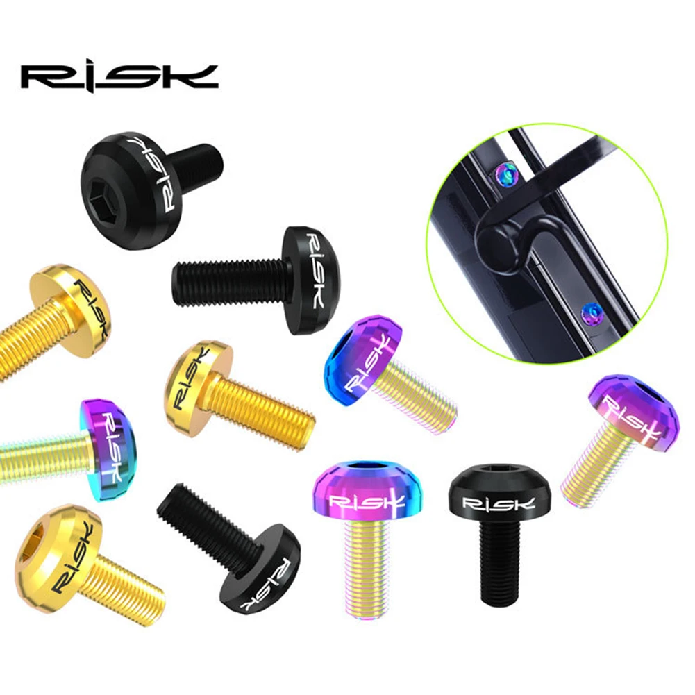 1pc Bicycle Bottle Cage Screws M5x12mm Bike Bottle Holder Screw Titanium Alloy MTB Road bike Accessories
1pc Bicycle Bottle Cage Screws M5x12mm Bike Bottle Holder Screw Titanium Alloy MTB Road bike Accessories