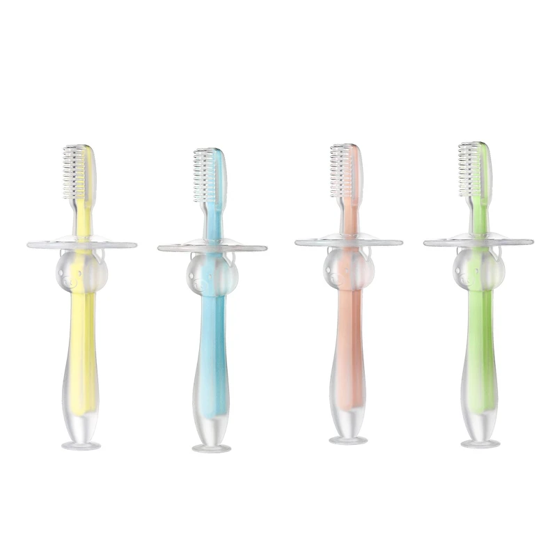 Newborn Kids Soft Silicone Training Toothbrush Teether Baby Children Dental Oral Care Tooth Brush Tool Teething
Newborn Kids Soft Silicone Training Toothbrush Teether Baby Children Dental Oral Care Tooth Brush Tool Teething