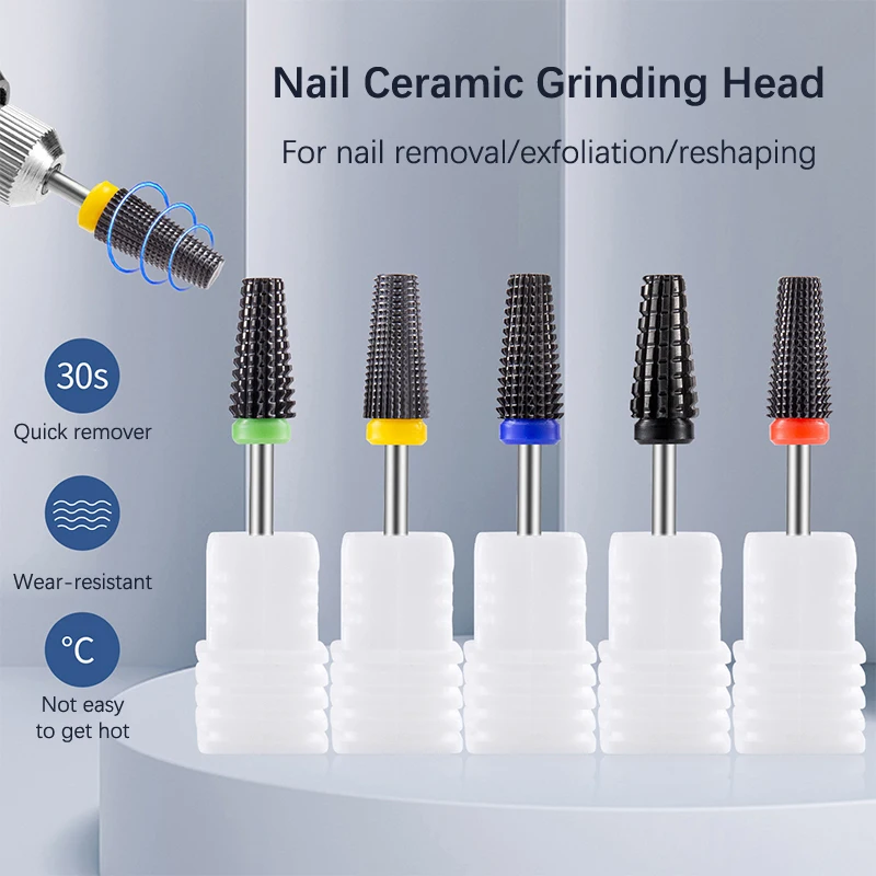 1pcs Ceramic Nail Drill Bit For Electric Drill Machine 3/32" Shank Milling Cutter Fast remove Acrylic Hard Gel Nail drill bit
1pcs Ceramic Nail Drill Bit For Electric Drill Machine 3/32" Shank Milling Cutter Fast remove Acrylic Hard Gel Nail drill bit