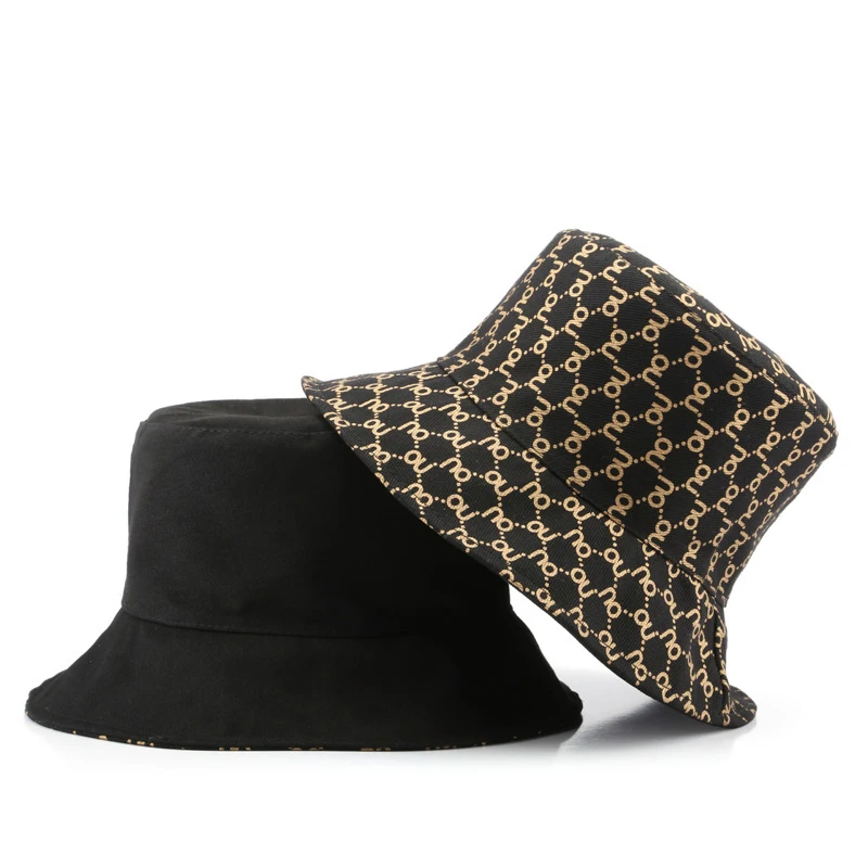 Unisex Double Wear Bucket Hat Women Men Outdoor Fishing Cap Sunscreen Hats Double-Side Printed Letters Bob Fisherman Caps
Unisex Double Wear Bucket Hat Women Men Outdoor Fishing Cap Sunscreen Hats Double-Side Printed Letters Bob Fisherman Caps