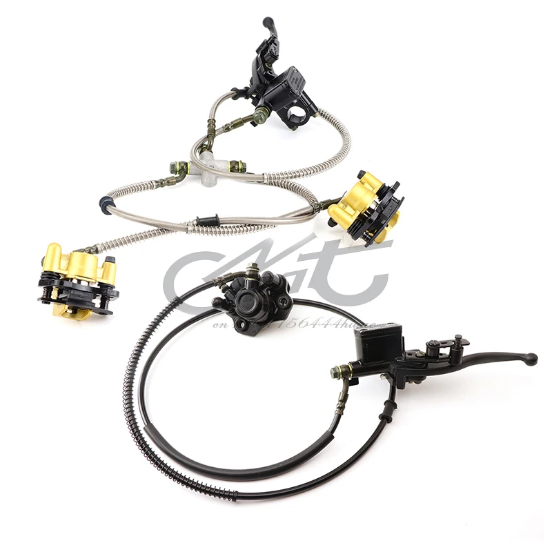 Front/rear disc brake master cylinder hydraulic caliper assembly for 50cc 70cc 90cc 110cc 125cc ATV Quad
Front/rear disc brake master cylinder hydraulic caliper assembly for 50cc 70cc 90cc 110cc 125cc ATV Quad