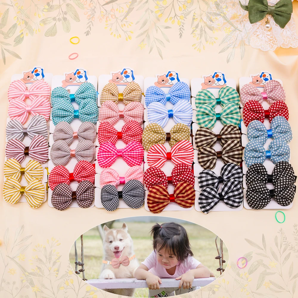 Галстук-бабочка в клетку для собак и домашних животных
Галстук-бабочка в клетку для собак и домашних животных