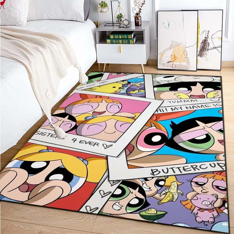 Powerpuff Girls Carpet Living Room Decor Fluffy Rug Thick Bedroom Carpets Anti-slip Floor Soft Lounge Rugs Solid Large Carpets
Powerpuff Girls Carpet Living Room Decor Fluffy Rug Thick Bedroom Carpets Anti-slip Floor Soft Lounge Rugs Solid Large Carpets
