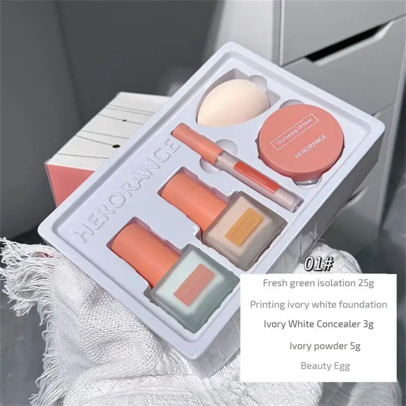1 Set Concealer Loose Powder Combination Natural Obedience Intense Concealer Concealer Eye Makeup Ivory Suit Makeup Gift Box
1 Set Concealer Loose Powder Combination Natural Obedience Intense Concealer Concealer Eye Makeup Ivory Suit Makeup Gift Box