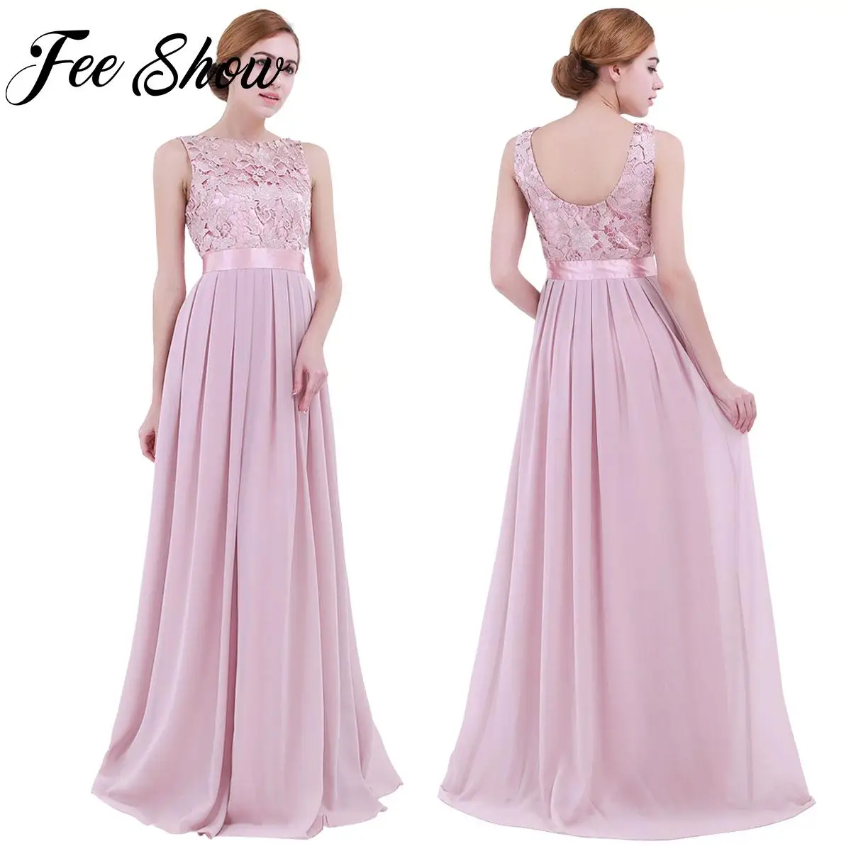 Women Ladies Embroidered Chiffon Bridesmaid Dress Long Evening Prom Gown Long Party Pageant Wedding Bridal Formal Summer Dress
Women Ladies Embroidered Chiffon Bridesmaid Dress Long Evening Prom Gown Long Party Pageant Wedding Bridal Formal Summer Dress