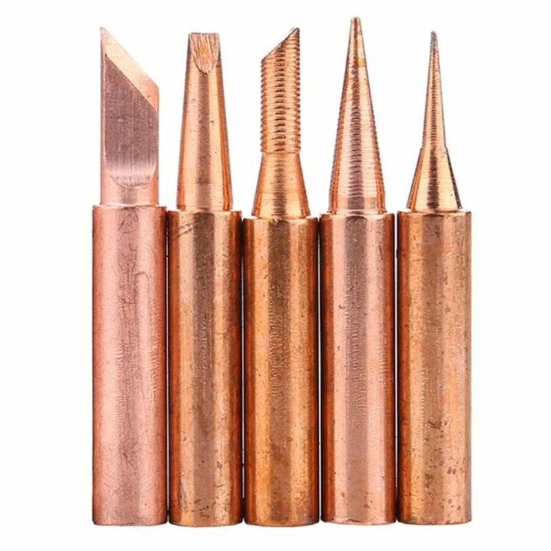 5 Pcs 900M-T Copper Soldering Tip Lead-Free Solder Welding Tips For Soldering Station Solder Iron Welding Tip Head Top Sting
5 Pcs 900M-T Copper Soldering Tip Lead-Free Solder Welding Tips For Soldering Station Solder Iron Welding Tip Head Top Sting