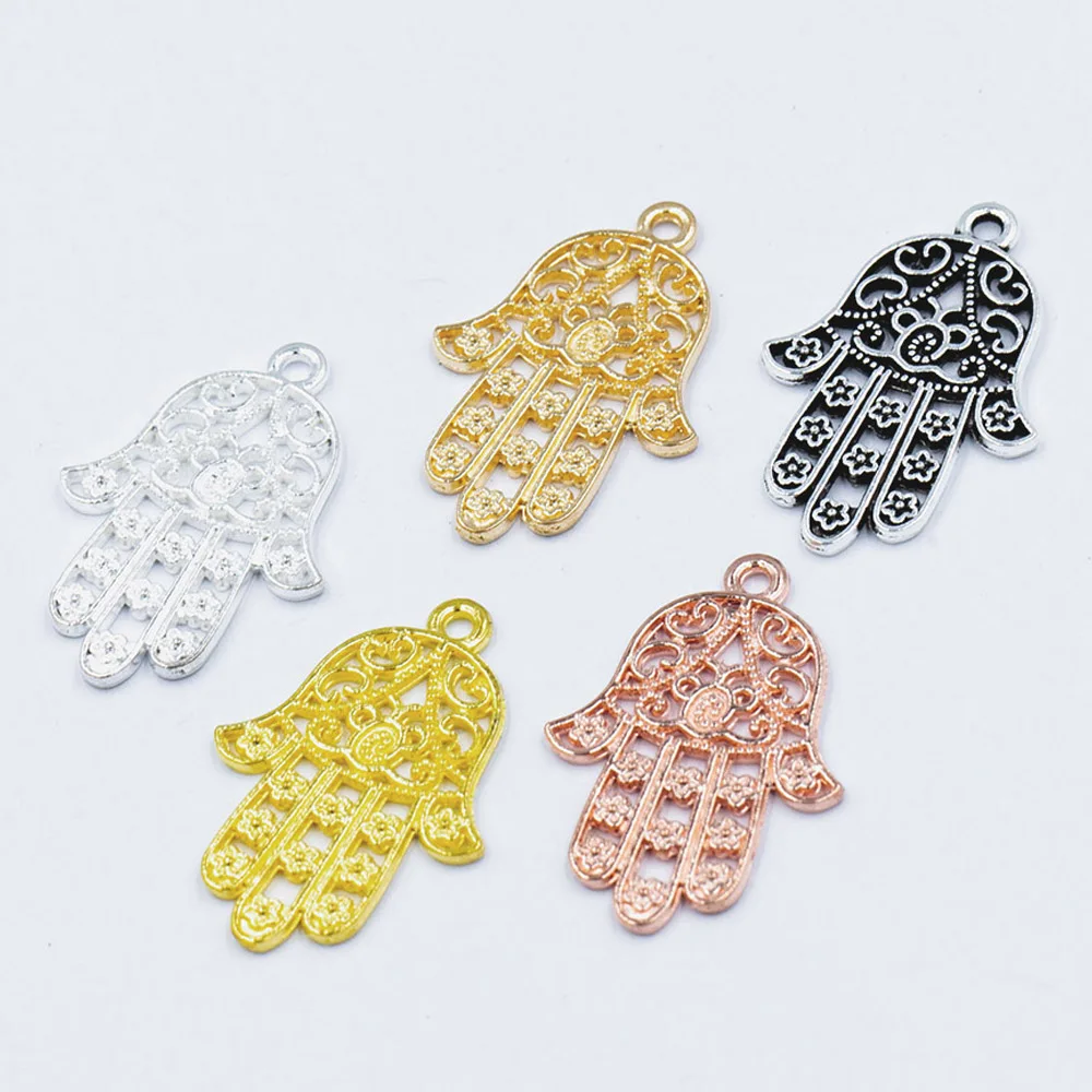 30pcs 30x20mm Hand of Fatima Pendant Charms DIY Handmade Antique Charms for Jewelry Making DIY Craft Components Wholesale
30pcs 30x20mm Hand of Fatima Pendant Charms DIY Handmade Antique Charms for Jewelry Making DIY Craft Components Wholesale
