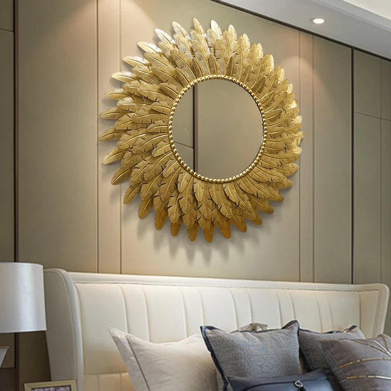 Moderne Decorative Mirror Wall Hanging Bedroom Room Decor Aesthetic Macrame Mirror Round Espejo Home Decoration Accessories 
Moderne Decorative Mirror Wall Hanging Bedroom Room Decor Aesthetic Macrame Mirror Round Espejo Home Decoration Accessories