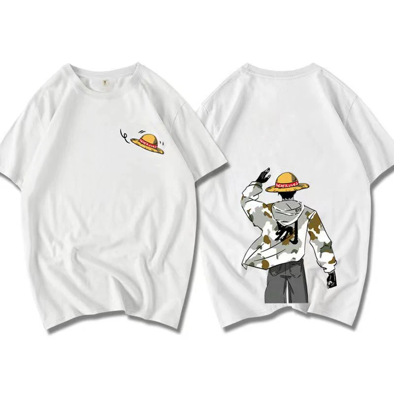 Summer Street Harajuku Style Fashionable Men's T-shirt Anime Print high-quality Top Oversized Men's T-shirt Pure Cotton Top
Summer Street Harajuku Style Fashionable Men's T-shirt Anime Print high-quality Top Oversized Men's T-shirt Pure Cotton Top