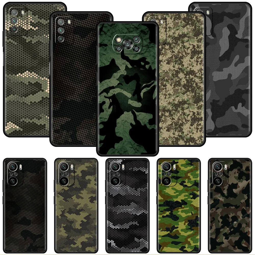 Soft Case For Xiaomi Redmi Note 9S 10 11 Pro 9 K40 8 9C Silicone Funda 9A 7 8T 10C Black Phone Cover Army Green Camouflage
Soft Case For Xiaomi Redmi Note 9S 10 11 Pro 9 K40 8 9C Silicone Funda 9A 7 8T 10C Black Phone Cover Army Green Camouflage