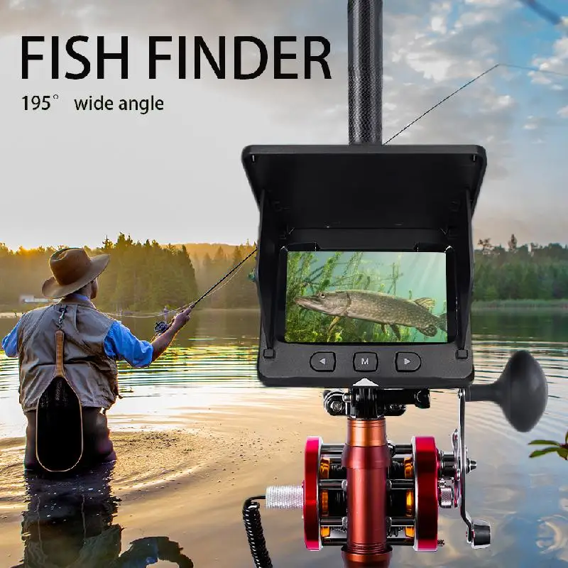 Winter Night Vision Underwater Fishing Camera 4.3" LCD Monitor 1000TVL 195° Wide Angle For Ice/Sea/River Fishing Night fishing
Winter Night Vision Underwater Fishing Camera 4.3" LCD Monitor 1000TVL 195° Wide Angle For Ice/Sea/River Fishing Night fishing