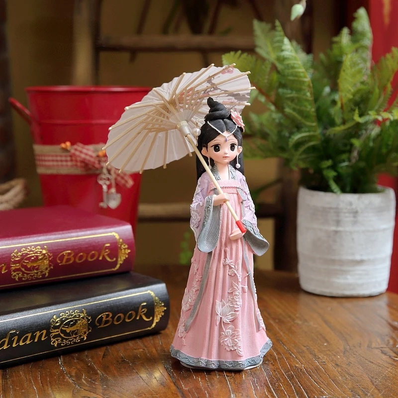 Palace Hanfu Style Resin Girl Decoration Doll Girlfriends Gift Antique Doll Chinese Style Fairy Garden Miniatures Home Decor
Palace Hanfu Style Resin Girl Decoration Doll Girlfriends Gift Antique Doll Chinese Style Fairy Garden Miniatures Home Decor