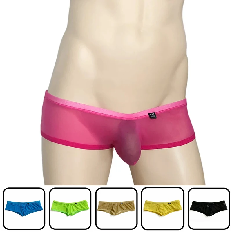 Low-waist boxers undewear for man Men's net transparent mesh sexy men's underwear comfortable men's boxers gay
Low-waist boxers undewear for man Men's net transparent mesh sexy men's underwear comfortable men's boxers gay