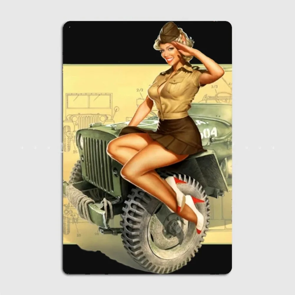 Винтажная металлическая табличка Willys MB
Винтажная металлическая табличка Willys MB