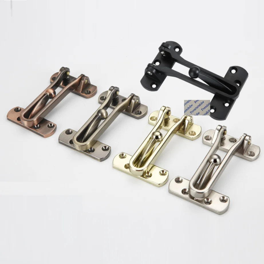 10Pcs Swing Bar Door Guard Anti-theft Latch Intrusion Prevention Home safety Hasp With Screw Gold Red Bronze Silver Matte Black
10Pcs Swing Bar Door Guard Anti-theft Latch Intrusion Prevention Home safety Hasp With Screw Gold Red Bronze Silver Matte Black