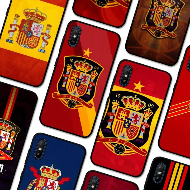 

Spain Coat of Arms Flag Phone Case for Redmi 5 6 7 8 9 A 5plus K20 4X S2 GO 6 K30 pro
