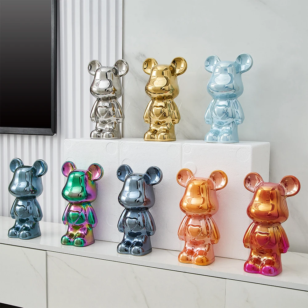 Nordic Ceramic Bear Sculpture and Statue Bank Home Living Room Decoration Desk Accessories Figurinesc for Interior Ornaments
Nordic Ceramic Bear Sculpture and Statue Bank Home Living Room Decoration Desk Accessories Figurinesc for Interior Ornaments