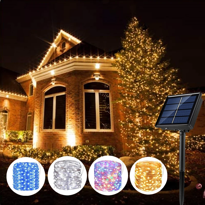 Solar String Lights Outdoor 300 LED 8 Modes Solar Powered Fairy Lights Waterproof Copper Wire Twinkle Lights for Garden Wedding
Solar String Lights Outdoor 300 LED 8 Modes Solar Powered Fairy Lights Waterproof Copper Wire Twinkle Lights for Garden Wedding