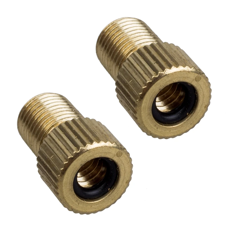 2X Brass Pump Adaptor Presta Valves Converter Schrader Valves Adapter - Great For Bike Bicycle 
2X Brass Pump Adaptor Presta Valves Converter Schrader Valves Adapter - Great For Bike Bicycle