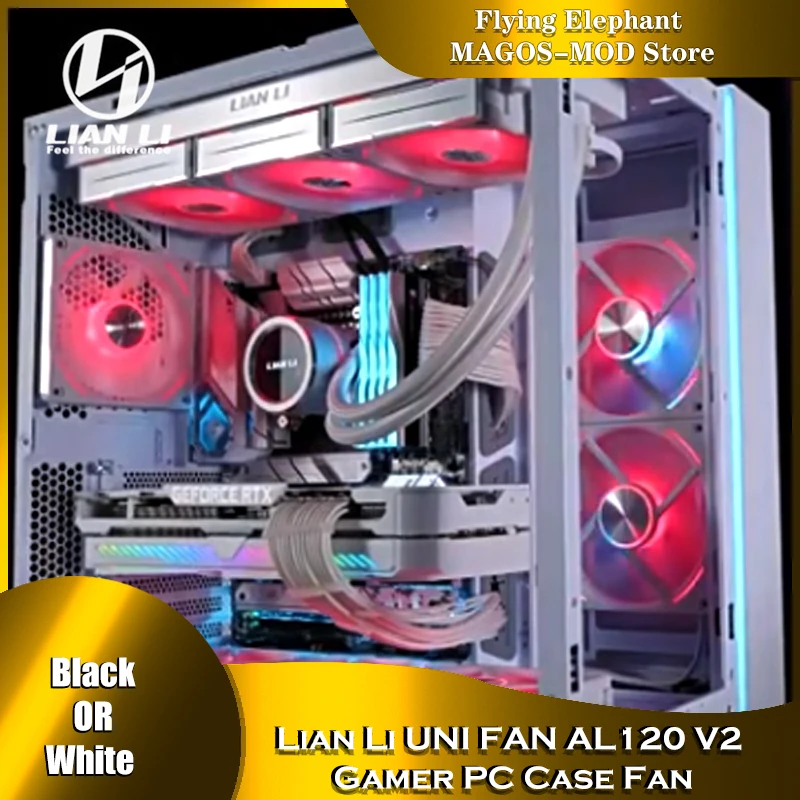 Lian Li UNI FAN AL V2 вентилятор для шкафа ПК 12 см, стартовый стоп-вентилятор L-Connect 3, программное обеспечение, высокая производительность 77CFM, черный/белый, 1/3 шт. в упаковке
Lian Li UNI FAN AL V2 вентилятор для шкафа ПК 12 см, стартовый стоп-вентилятор L-Connect 3, программное обеспечение, высокая производительность 77CFM, черный/белый, 1/3 шт. в упаковке
