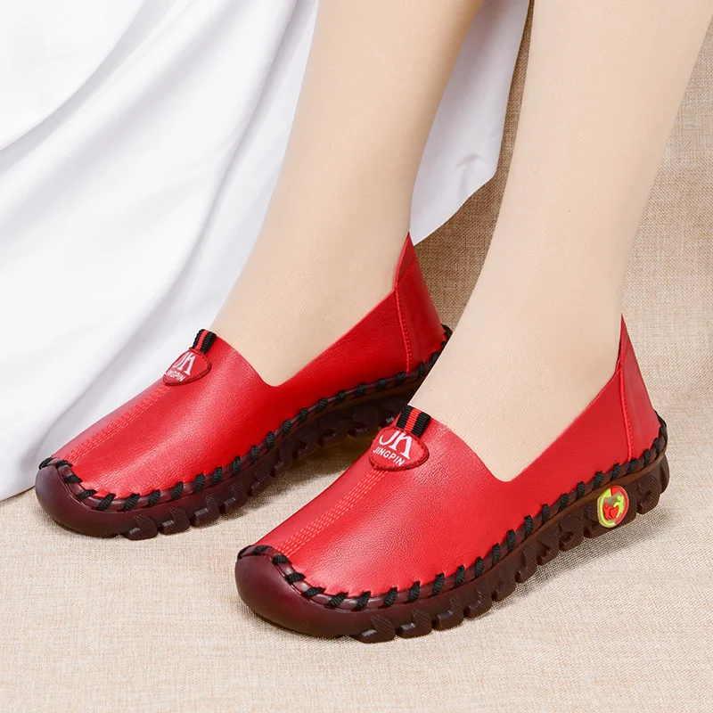 Spring Casual Comfortable Soft Bottom Women Shoes Retro Slip on Flat Casual Shoes Slip-On Mom Flat Heel Loafers Zapatillas Muje
Spring Casual Comfortable Soft Bottom Women Shoes Retro Slip on Flat Casual Shoes Slip-On Mom Flat Heel Loafers Zapatillas Muje
