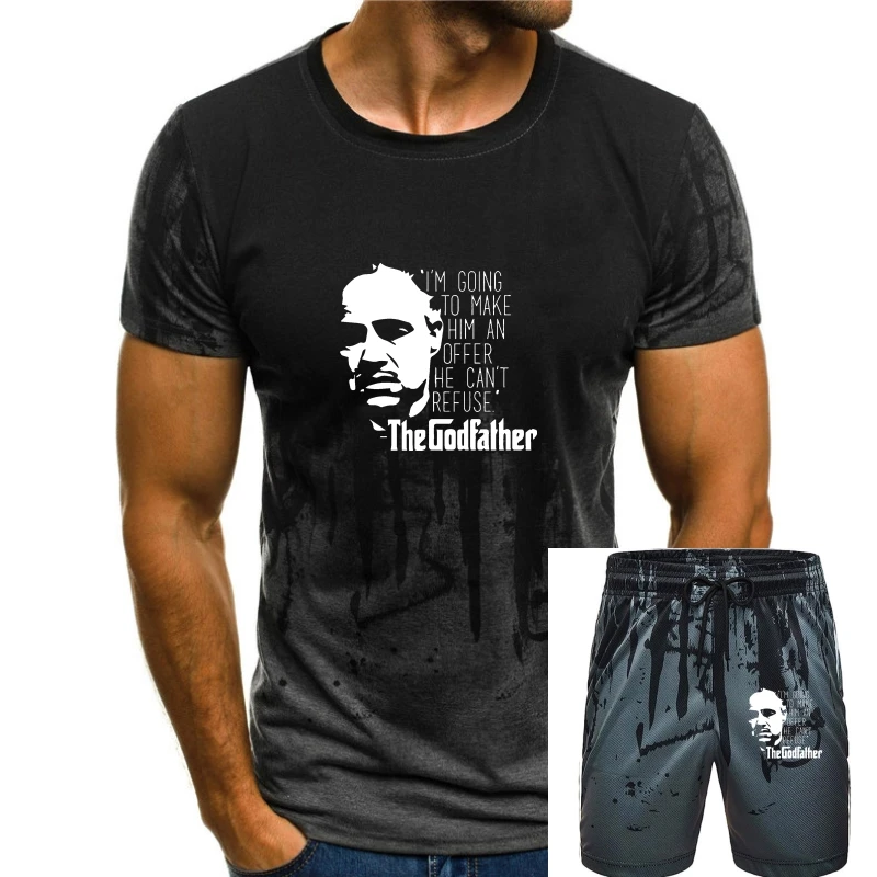 

The Godfather Tee Don Vito Corleone Marlon Brando S M L Xl 2Xl 3Xl T Shirt T Shirt O Neck Men