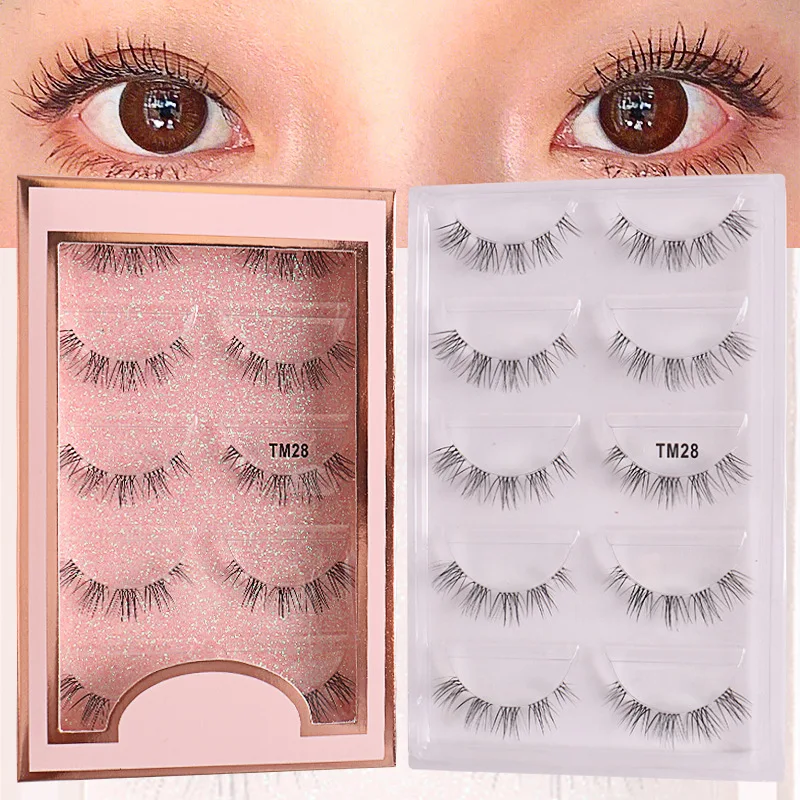 5 Pair False Eyelashes Japanese Manga Lashes Transparent Fish Line Terrier Sharpening Natural Anime Strip Lashes Makeup Supplies 
5 Pair False Eyelashes Japanese Manga Lashes Transparent Fish Line Terrier Sharpening Natural Anime Strip Lashes Makeup Supplies