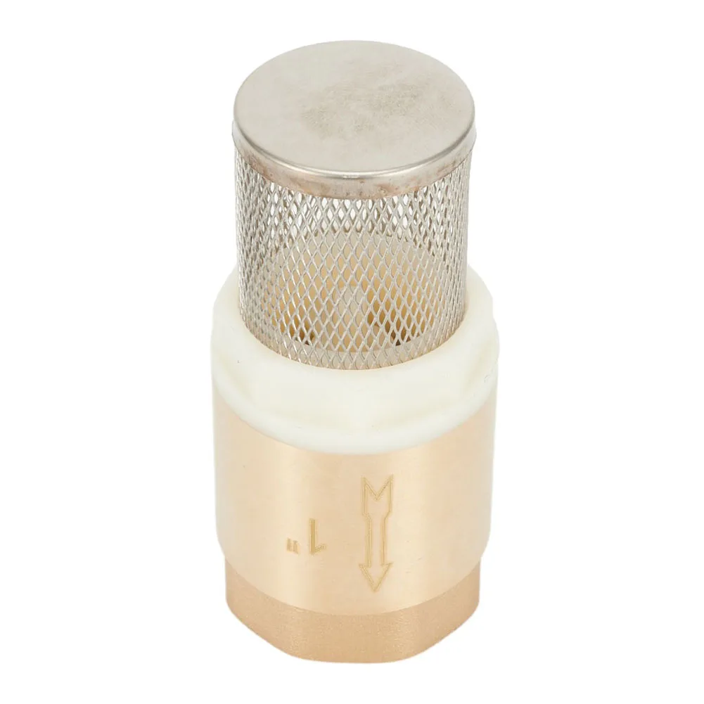 Replacement 1pcs Durable Home Parts Home Improvement Foot Valve Valves Brass DN25/25 Mm Gold/Silver High Quality
Replacement 1pcs Durable Home Parts Home Improvement Foot Valve Valves Brass DN25/25 Mm Gold/Silver High Quality