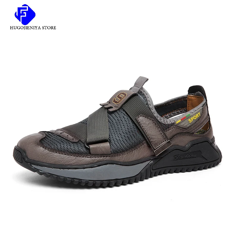 2022 New Summer Men's Mesh Sandals Outdoor Casual Non Slip Sandals Fashion Genuine Leather Handmade Beach Sandals BIg Size 
2022 New Summer Men's Mesh Sandals Outdoor Casual Non Slip Sandals Fashion Genuine Leather Handmade Beach Sandals BIg Size