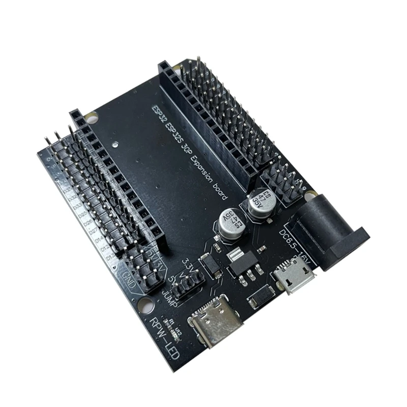 Разрывная плата ESP32 GPIO, 30 контактов, USB-Плата расширения Type-C для телефона
Разрывная плата ESP32 GPIO, 30 контактов, USB-Плата расширения Type-C для телефона