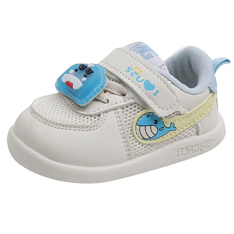 

Kruleepo Dolphin Skate Casual Shoes Infant Boys Newborn Girls Sports Sneakers Baby Kids Toddlers Air Mesh Breathable Schuhe