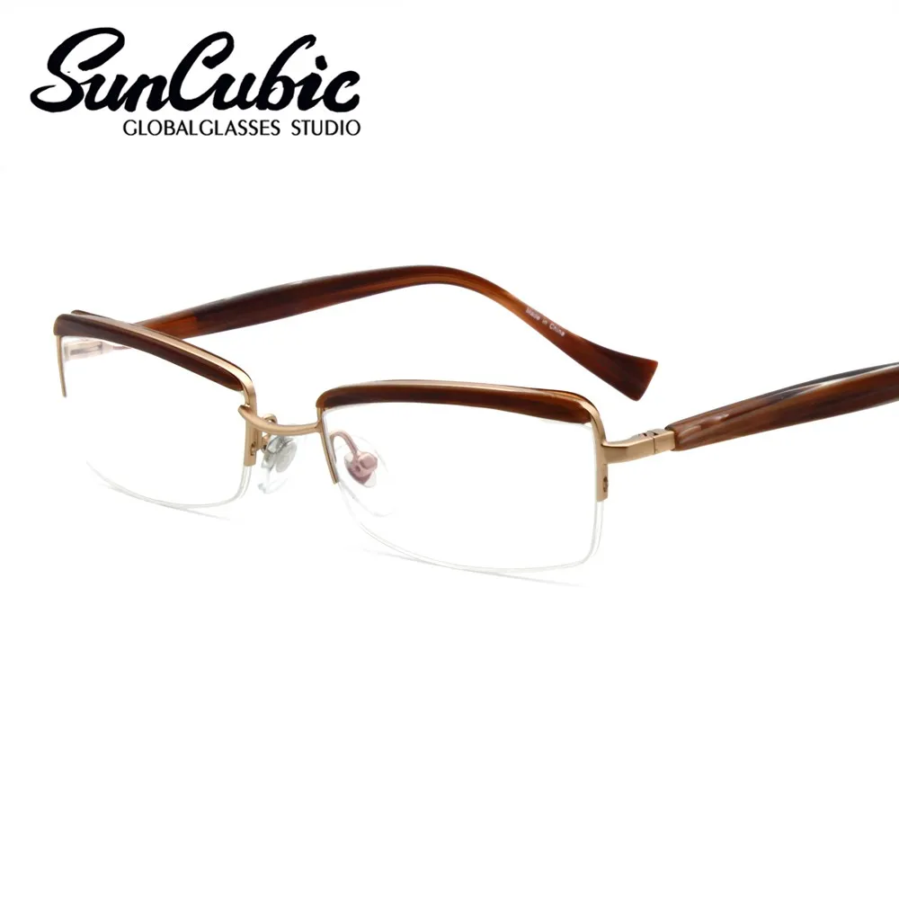 Optical Eyeglass Metal Rectangle Frame Acetate Temple Elegant Office Lady Women Gray Demi Color Home Outgoing LX-B0037
Optical Eyeglass Metal Rectangle Frame Acetate Temple Elegant Office Lady Women Gray Demi Color Home Outgoing LX-B0037