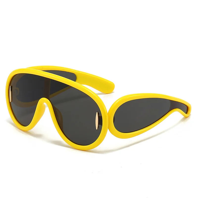 New Aviation One Piece Sunglasses Hot Ins Style Large Frame Pilot Sun Glasses Personalized Hip Hop Outdoor Beach Future UV400
New Aviation One Piece Sunglasses Hot Ins Style Large Frame Pilot Sun Glasses Personalized Hip Hop Outdoor Beach Future UV400
