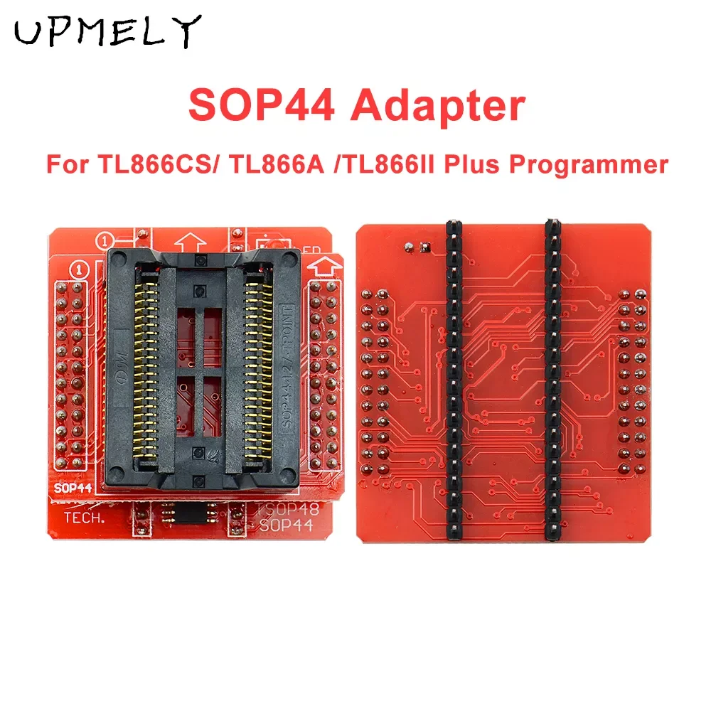 Upmely V3 TSOP48 IC Adapter+SOP44 For MiniPro TL866CS TL866A TL866II PLUS Universal Test Product Professional Clip
Upmely V3 TSOP48 IC Adapter+SOP44 For MiniPro TL866CS TL866A TL866II PLUS Universal Test Product Professional Clip