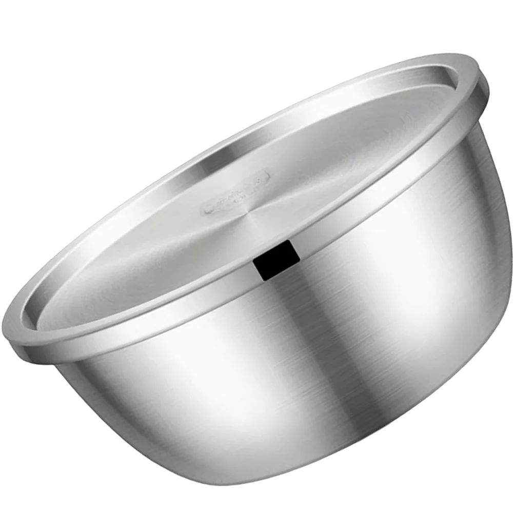 Salad Bowl Lid Mixing Kitchen Container Storage Stainless Steel Food Serving Roasting Pan Fruit Washing Pot Soup
Salad Bowl Lid Mixing Kitchen Container Storage Stainless Steel Food Serving Roasting Pan Fruit Washing Pot Soup