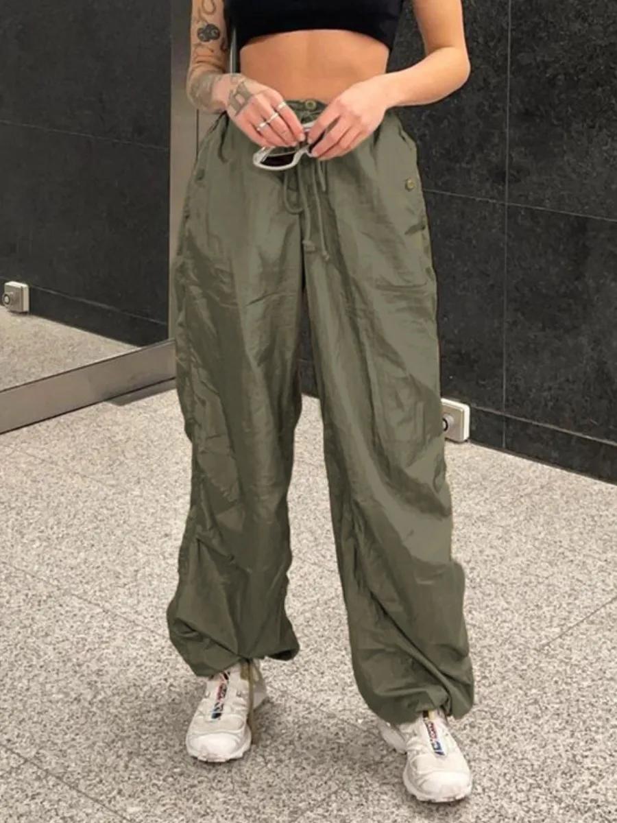 LW Y2K Drawstring Pocket Design Cargo Trousers Women 2023 Fall Streetwear Oversize Pants Vintage Casual Loose Sweatpants
LW Y2K Drawstring Pocket Design Cargo Trousers Women 2023 Fall Streetwear Oversize Pants Vintage Casual Loose Sweatpants