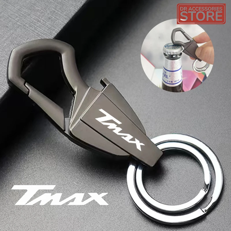 

For YAMAHA T-Max 500 TMAX 500 560 TMax 530 Accessories Motorcycle Keychain Zinc Alloy Multifunction Car Play Keyring