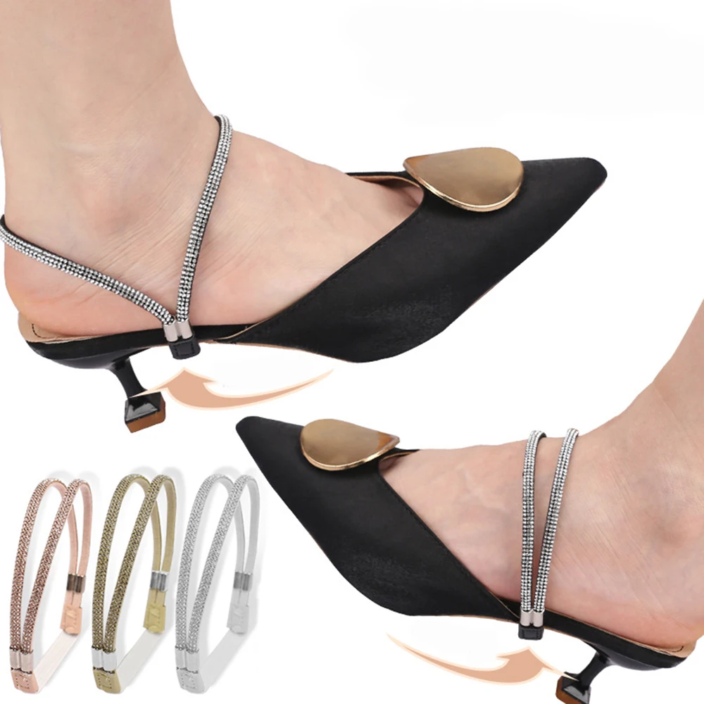 1 Pair High Heel Shoelace Shiny Rhinestone Anti-loose Shoe Laces Adjustable Anti-Slip Shoes Strap Sandals Belt Shoes accessories
1 Pair High Heel Shoelace Shiny Rhinestone Anti-loose Shoe Laces Adjustable Anti-Slip Shoes Strap Sandals Belt Shoes accessories