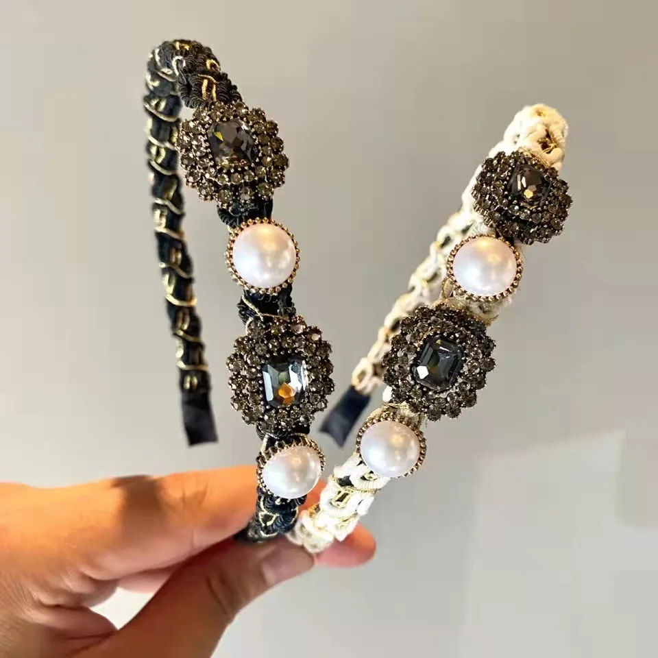Elegant Women Pearls Headbands Baroque Hairbands Lady Girls Hair Hoop Bezel for Hair Fashion all-match Headwear Hair Accessories
Elegant Women Pearls Headbands Baroque Hairbands Lady Girls Hair Hoop Bezel for Hair Fashion all-match Headwear Hair Accessories