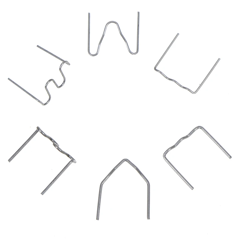 Universal 100 Pcs/Set Precut 0.6mm-0.8mm Hot Wave Flat Staples For Plastic Stapler Repair Welder Repair Tool
Universal 100 Pcs/Set Precut 0.6mm-0.8mm Hot Wave Flat Staples For Plastic Stapler Repair Welder Repair Tool