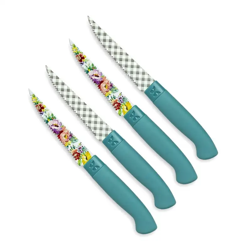 

Romance 4-Piece Stainless Steel Steak Knife Set Butter knife spreader Ginger grater mini сырорезка Butter stick Spreadi