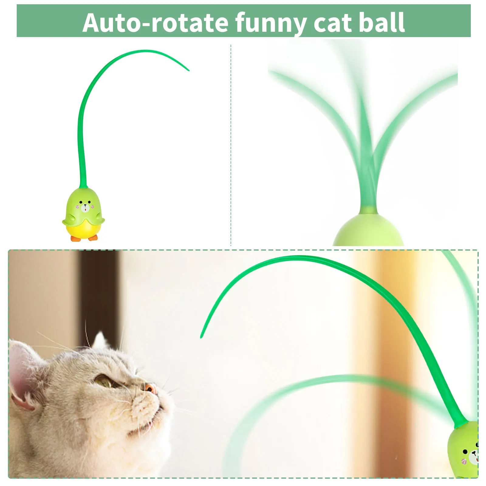 Interactive Cat Toys Rotating Simulation Tail Toys Funny Cat Teaser Toy Pets Biting Attractive Toys for Indoor Cats Supplies
Interactive Cat Toys Rotating Simulation Tail Toys Funny Cat Teaser Toy Pets Biting Attractive Toys for Indoor Cats Supplies