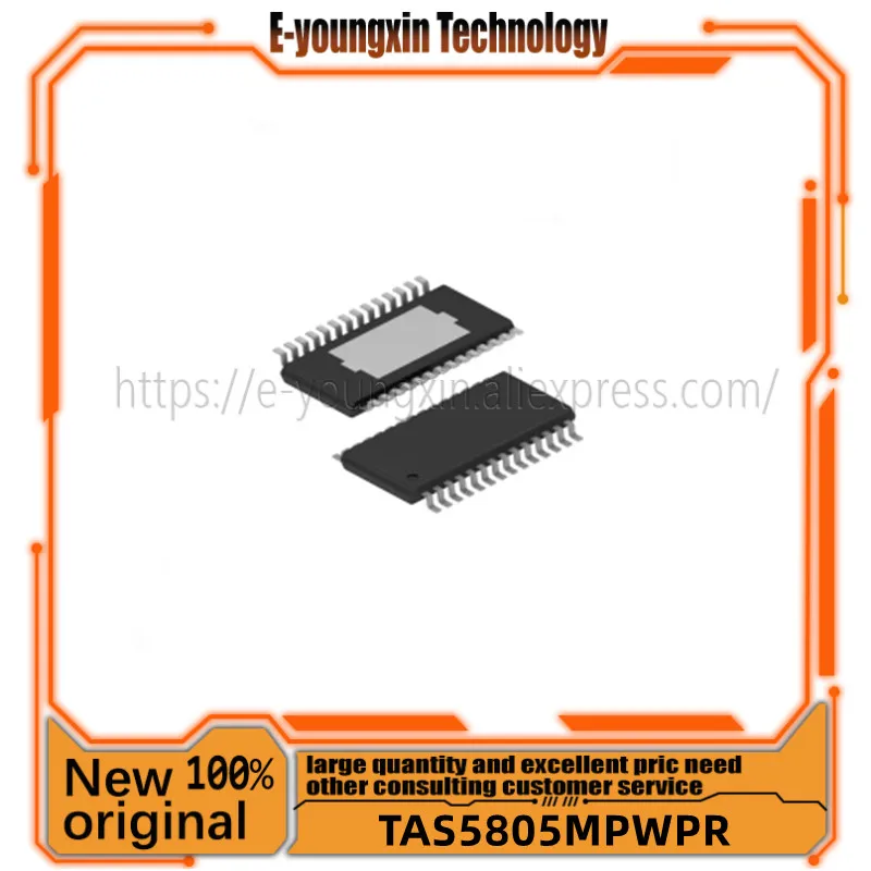 Оригинальная TAS5805MPWPR трафаретная печать TAS5805M TAS5805MA1 TSSOP28 аудио усилитель интегральная схема (IC) линейная
Оригинальная TAS5805MPWPR трафаретная печать TAS5805M TAS5805MA1 TSSOP28 аудио усилитель интегральная схема (IC) линейная