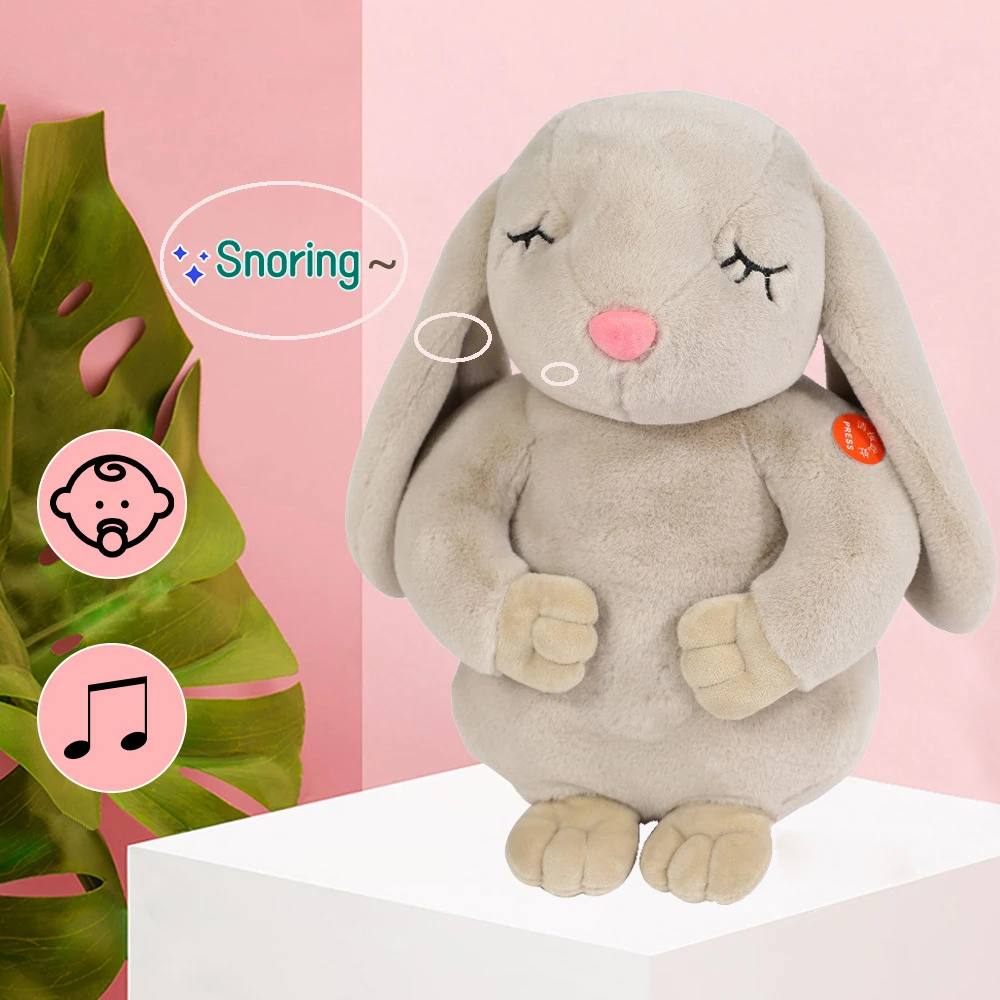 Snoring Bunny Electric Plush Dolls with Music Cute Rabbit Soothing Plush Toys for Children Gift
Snoring Bunny Electric Plush Dolls with Music Cute Rabbit Soothing Plush Toys for Children Gift