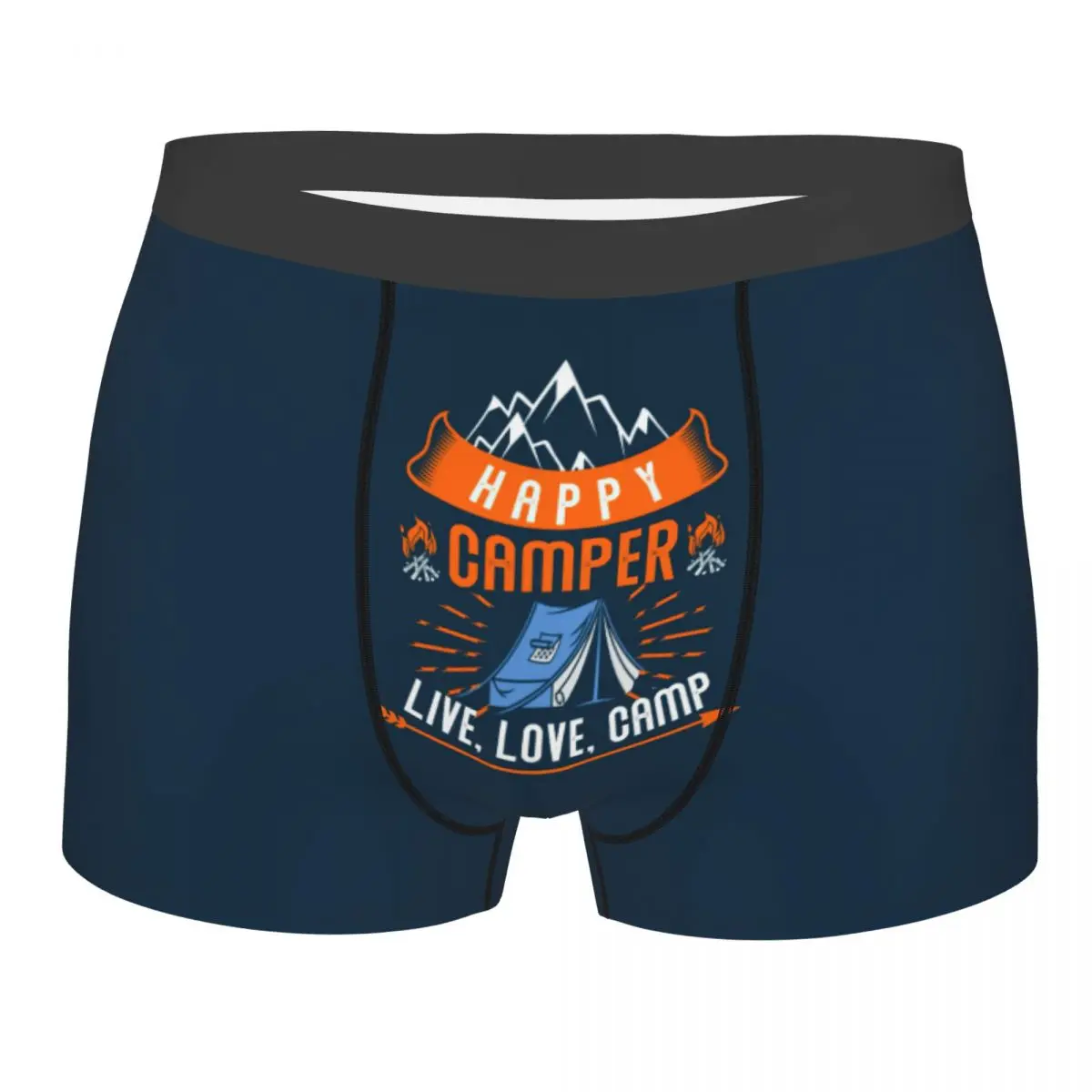 Men Love Happy Camp Boxer Briefs Shorts Panties Polyester Underwear Navy Camping Male Novelty Underpants
Men Love Happy Camp Boxer Briefs Shorts Panties Polyester Underwear Navy Camping Male Novelty Underpants