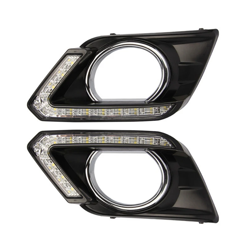 NEW-Car Front Amber LED Turn Signal Light and White DRL Daytime Running Lamp for Nissan X-Trail T32 Rogue 2014-2016
NEW-Car Front Amber LED Turn Signal Light and White DRL Daytime Running Lamp for Nissan X-Trail T32 Rogue 2014-2016